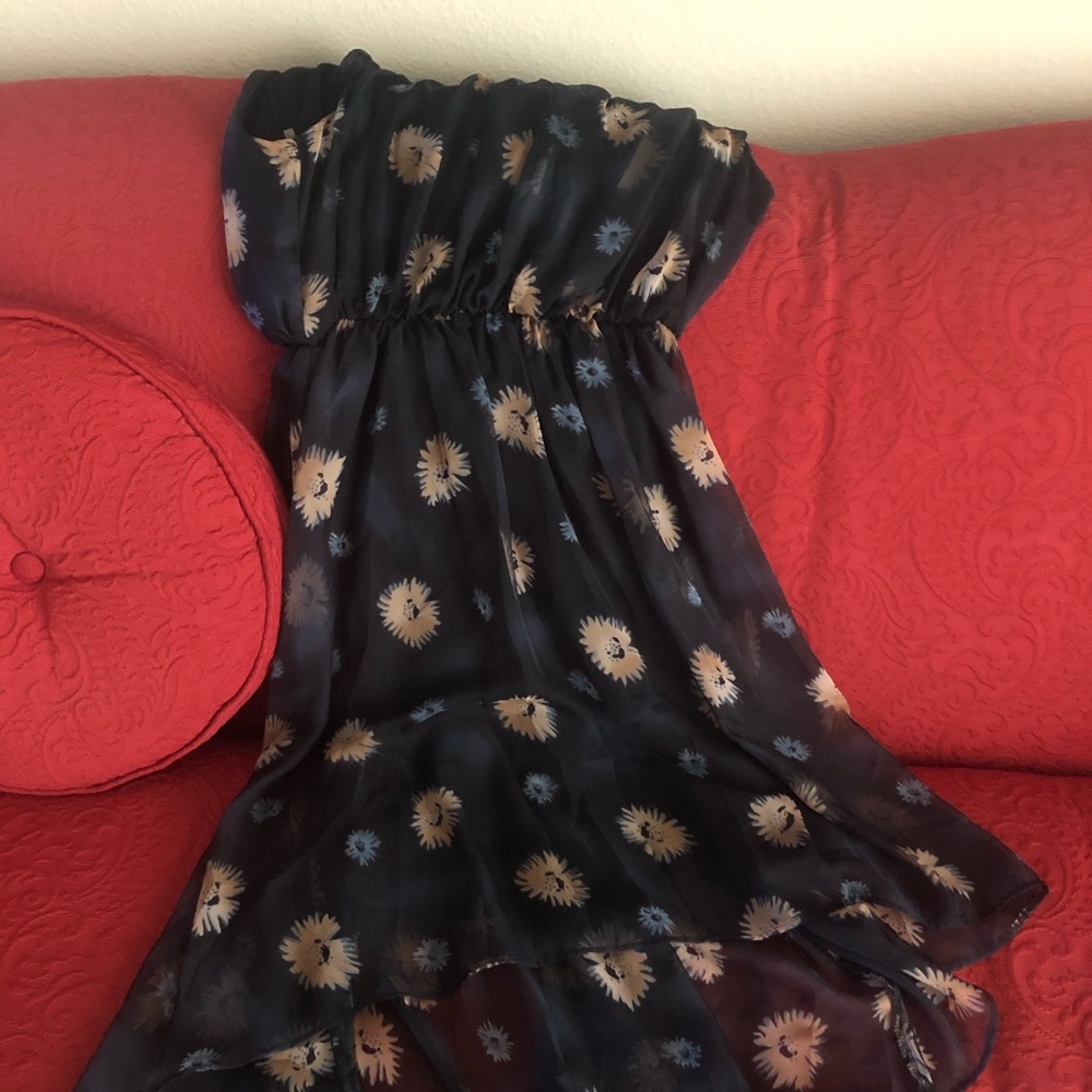 Sleeveless high low dress